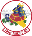 701st Airlift Squadron Decal