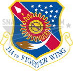 114th Fighter Wing Patch