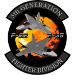 5th Generation Fighter Div Decal (Minimum Order Of 30)