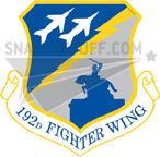 192nd Fighter Wing Decal