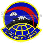 313th Airlift Squadron Patch