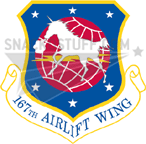 167th Airlift Wing Decal
