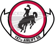 187th Airlift Squadron Decal